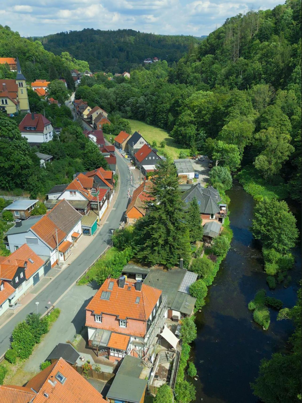 Haus Ludwig - Saniertes Fachwerkhaus Im Harz - 12 Personen Villa Thale Buitenkant foto