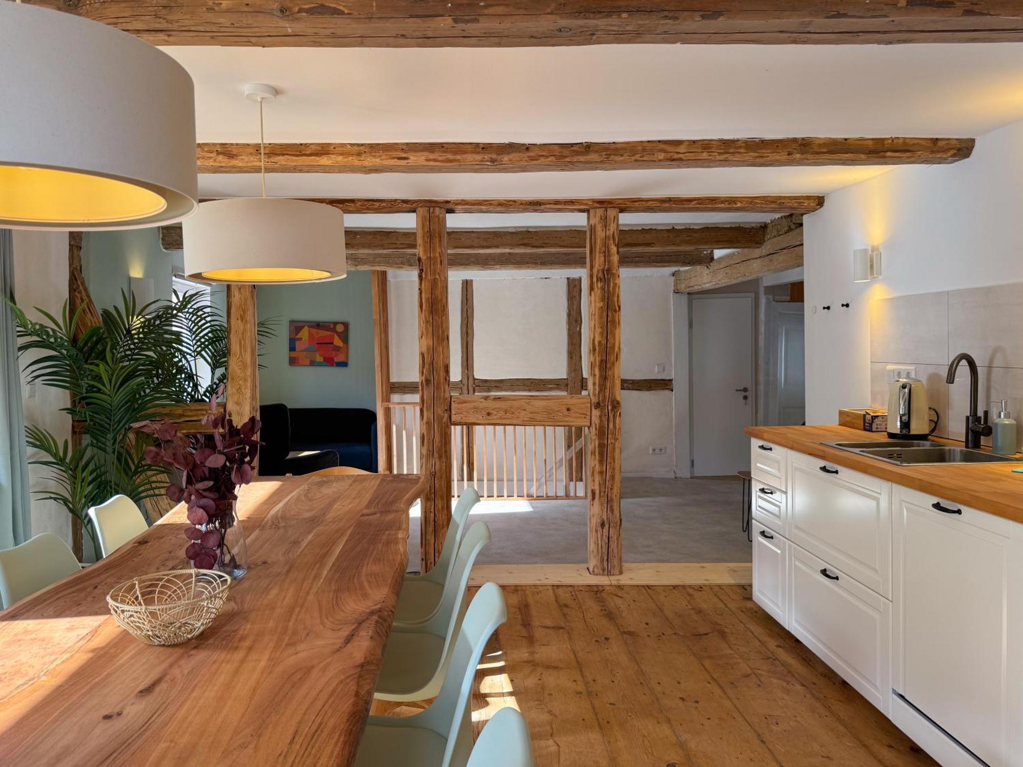 Haus Ludwig - Saniertes Fachwerkhaus Im Harz - 12 Personen Villa Thale Buitenkant foto