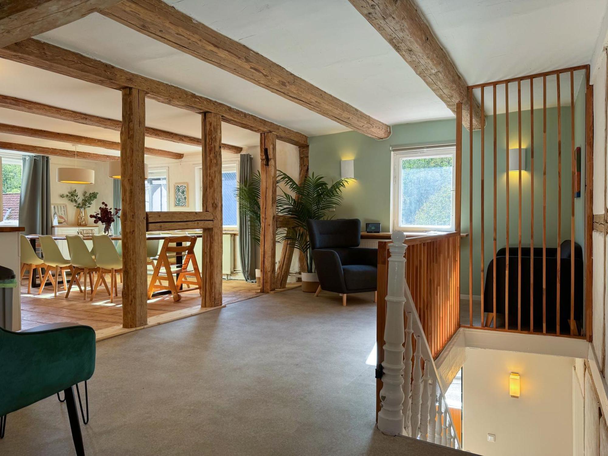 Haus Ludwig - Saniertes Fachwerkhaus Im Harz - 12 Personen Villa Thale Buitenkant foto